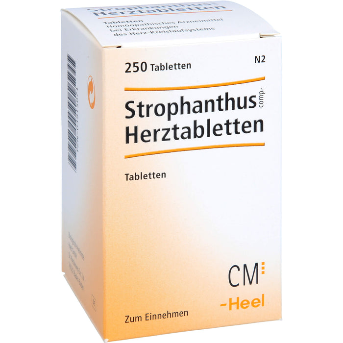 Strophantus comp. Herztabletten Heel, 250 pc Tablettes