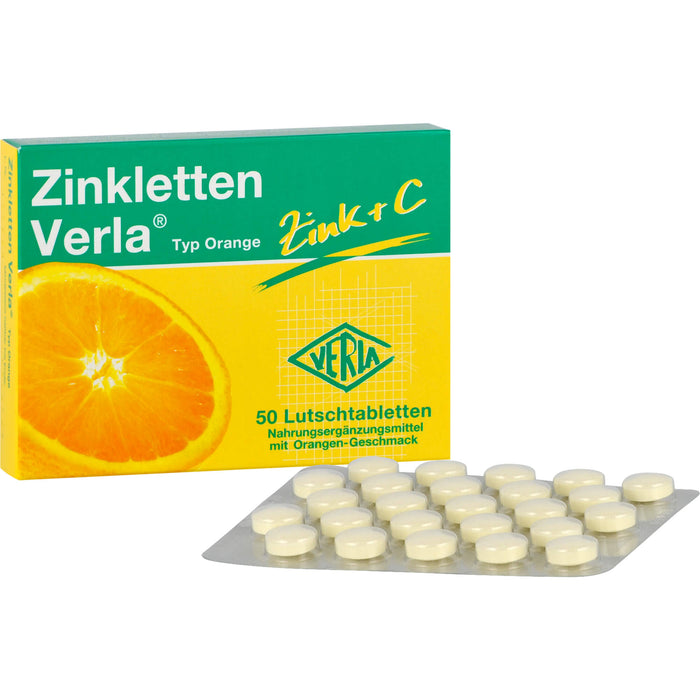 Zinkletten Verla Typ Orange Tabletten, 50 St. Tabletten