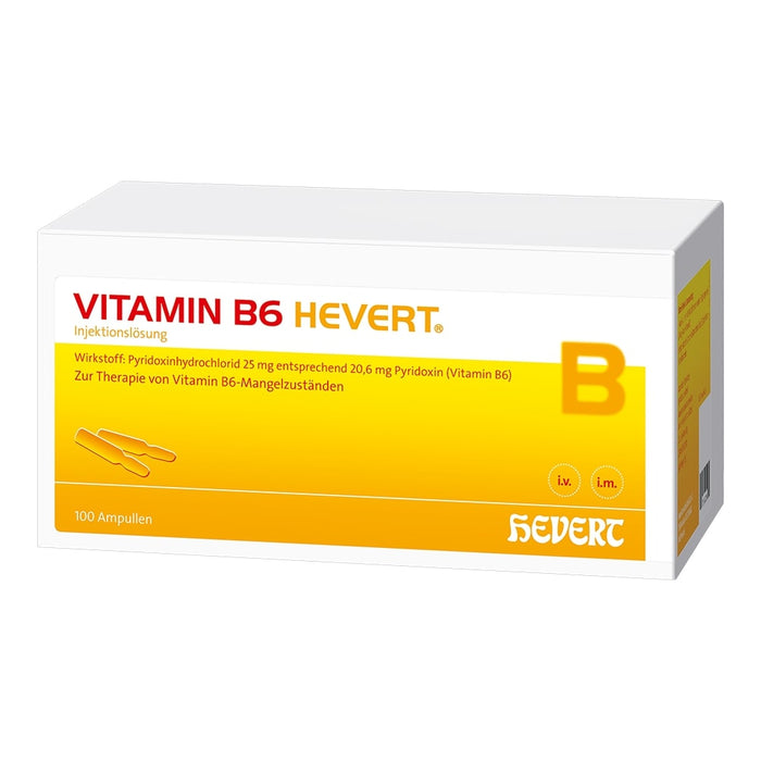 Vitamin B6 Hevert injekt bei Vitamin B6-Mangelzuständen, 100 St. Ampullen