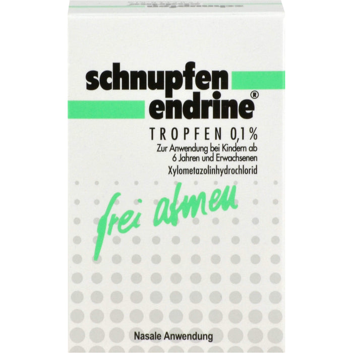 schnupfen endrine Tropfen, 10 ml Lösung