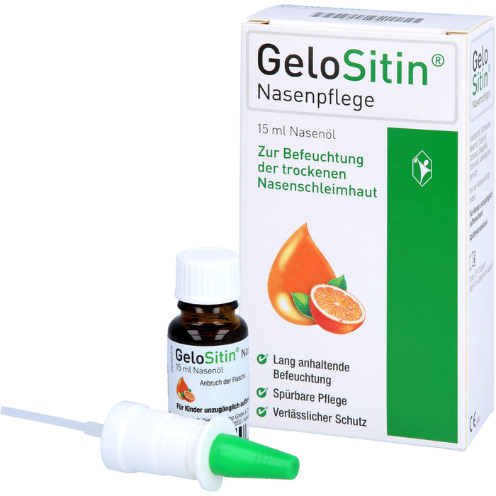 Gelositin Nasenpflege Nasenöl, 15 ml Solution