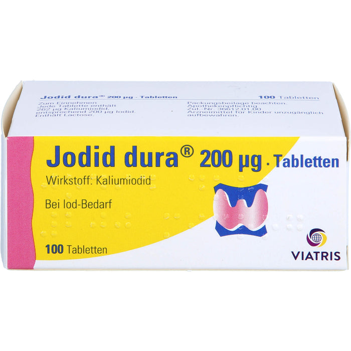 Jodid dura 200 µg, Tabletten, 100 pcs. Tablets