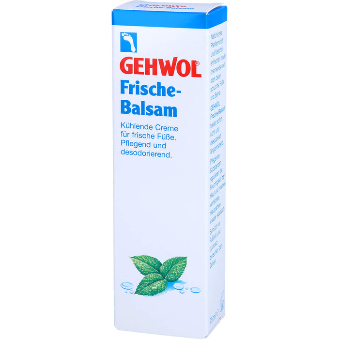 GEHWOL Frische-Balsam kühlende Creme für frische Füße, pflegend und desodorierend, 75 ml Creme