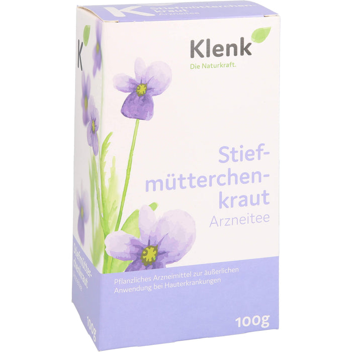 Klenk Stiefmütterchenkraut Arzneitee bei Hauterkrankungen, 100 g Tea