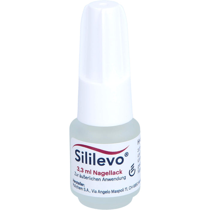 Sililevo Hydrolack  zum Aufbau und zur Kräftigung  geschädigter Nägel, 3.3 ml Lösung