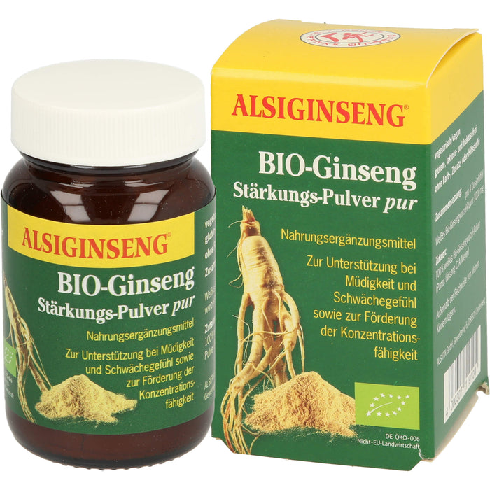 ALSIGINSENG Bio-Ginseng Stärkungs-Pulver pur, 30 g Powder