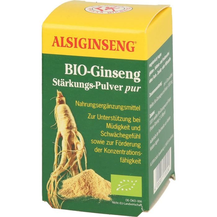 ALSIGINSENG Bio-Ginseng Stärkungs-Pulver pur, 30 g Powder