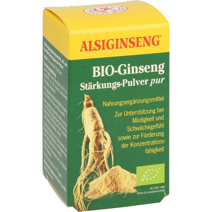 ALSIGINSENG Bio-Ginseng Stärkungs-Pulver pur, 30 g Powder