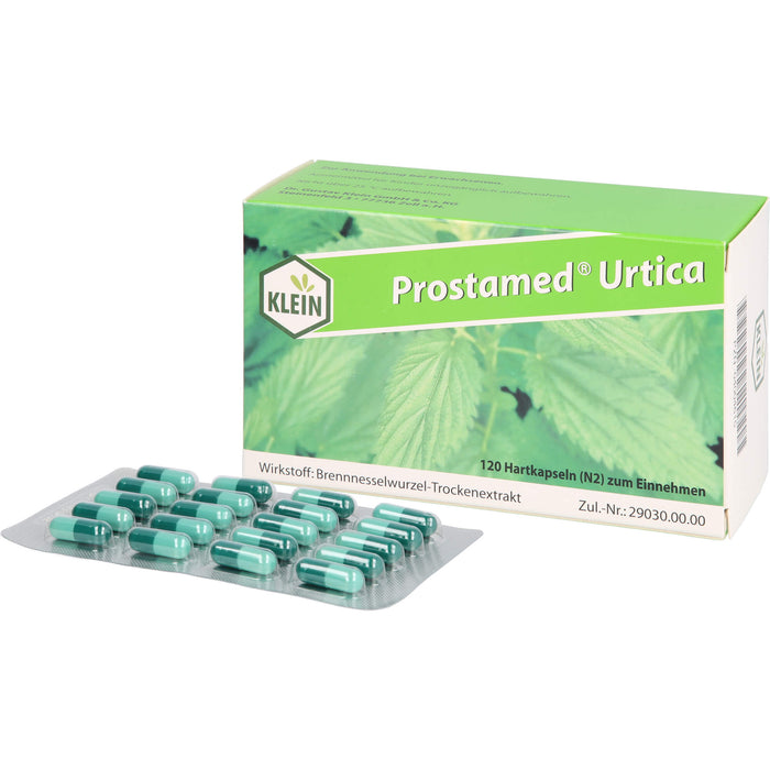 KLEIN Prostamed Urtica Hartkapseln bei Prostataerkrankungen, 120 pcs. Capsules