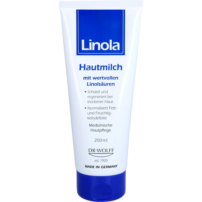 Linola Hautmilch mit wertvollen Linolsäuren, 200 ml Crème