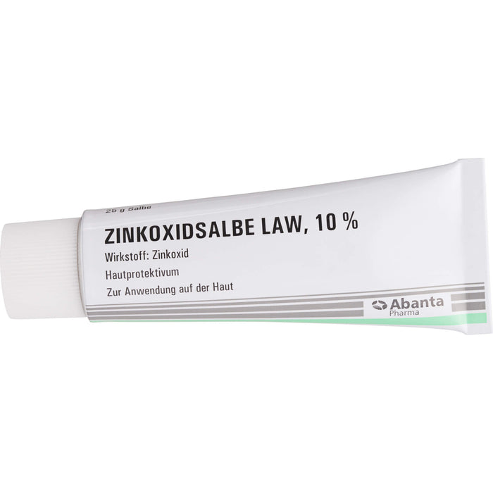 Zinkoxidsalbe LAW 10 % Hautprotektivum, 25 g Ointment