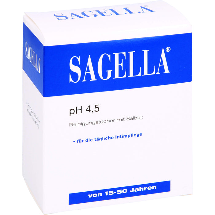 SAGELLA pH 4,5 Intim-Reinigungstücher, 10 pcs. Cloths