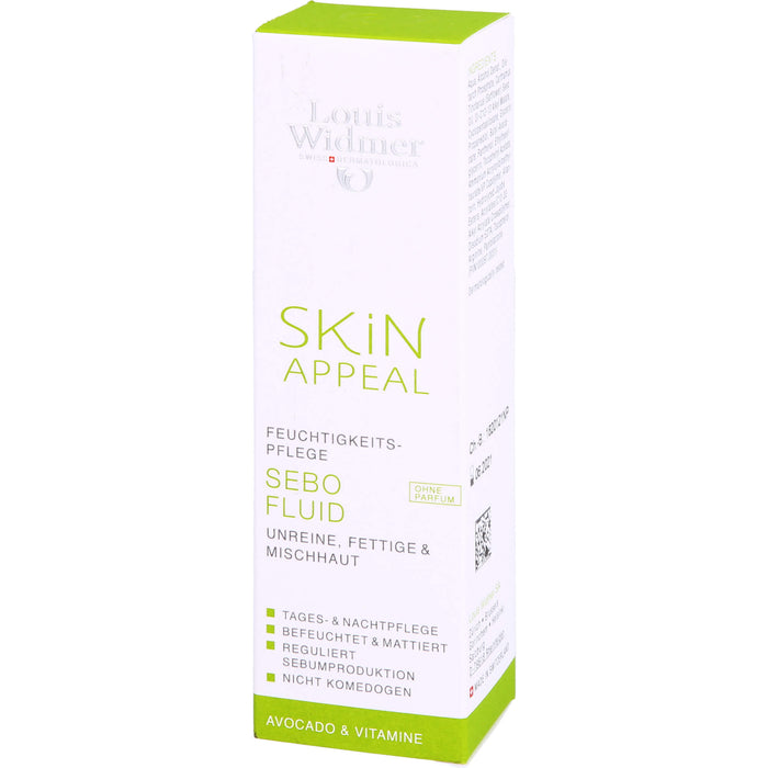 Louis Widmer Skin Appeal Sebo Fluid Feuchtigkeitspflege, 30 ml Cream