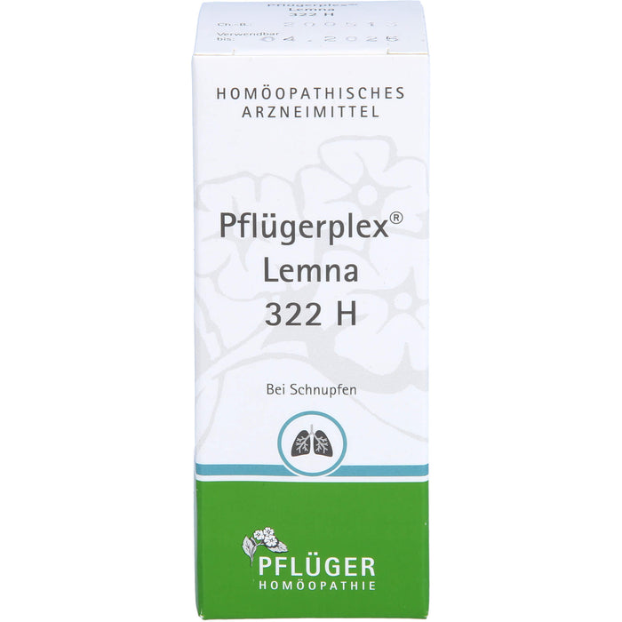 Pflügerplex Lemna 322H Tabletten bei Erkrankungen der Atemorgane, 100 St. Tabletten