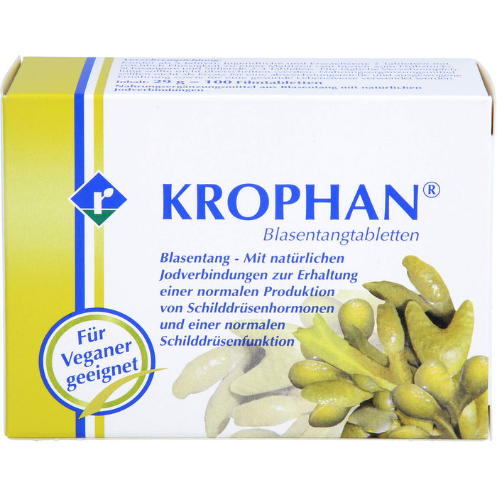 KROPHAN Blasentangtabletten, 100 pc Tablettes