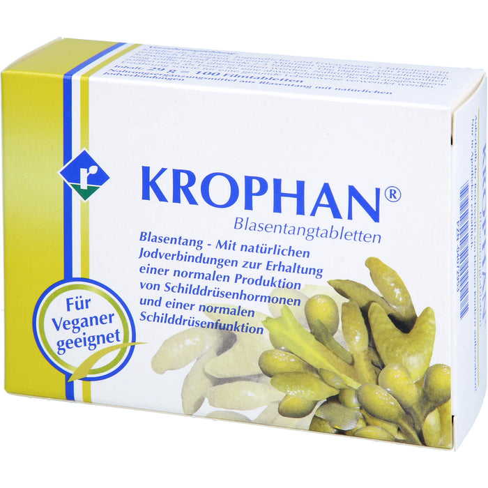 KROPHAN Blasentangtabletten, 100 pc Tablettes