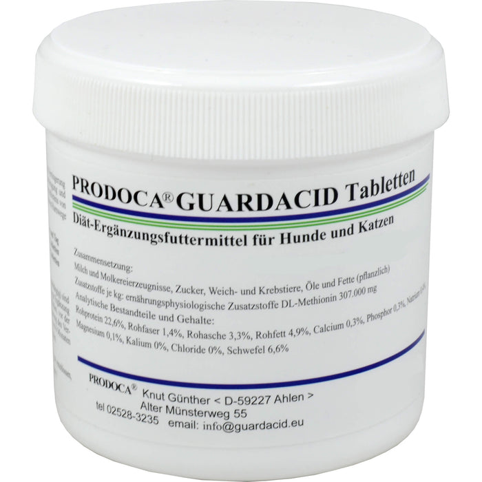 PRODOCA Guardacid Tabletten für Hunde und Katzen, 50 pcs. Tablets