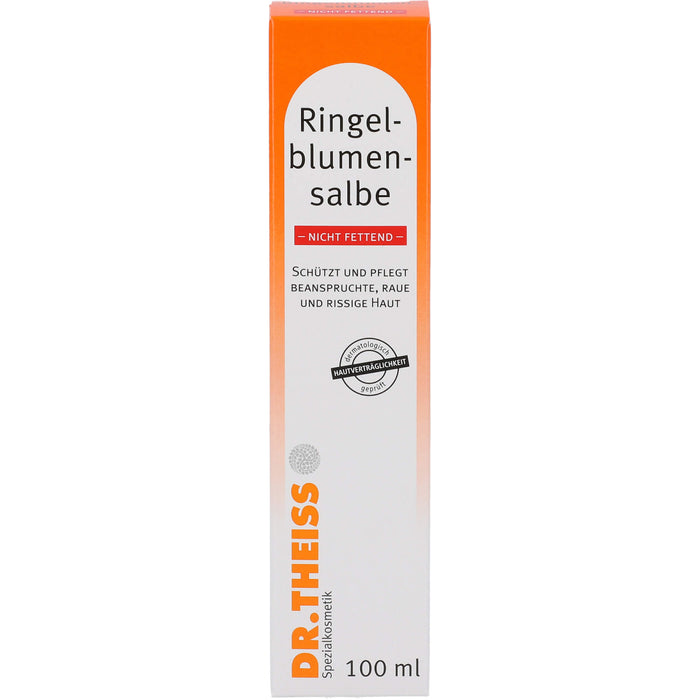 Dr.Theiss Ringelblumen Salbe, schützt und pflegt beanspruchte, raue und rissige Haut, 100 ml Salbe