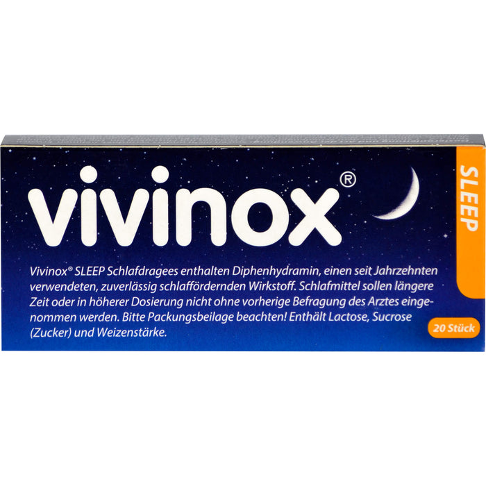 Vivinox sleep Dragees, 20 pcs. Tablets