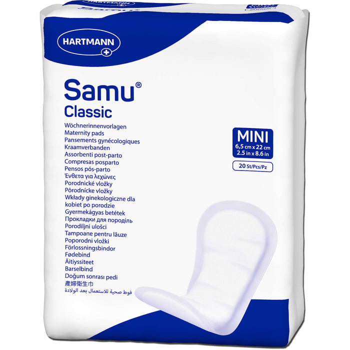 Samu Classic Mini Wöchnerinnenvorlagen, 20 pcs. Pants