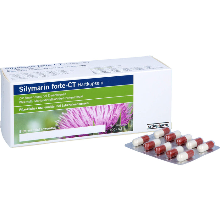 Silymarin forte-CT Hartkapseln, 100 pc Capsules