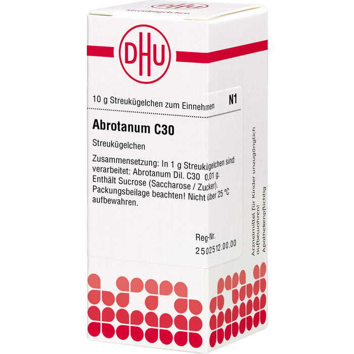 DHU Abrotanum C30 Streukügelchen, 10 g Globules