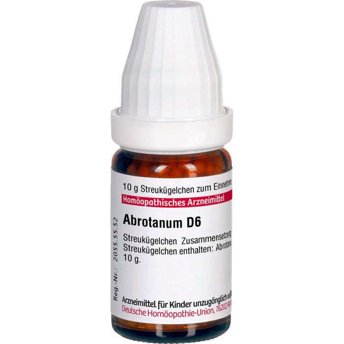 DHU Abrotanum D6 Streukügelchen, 10 g Globules