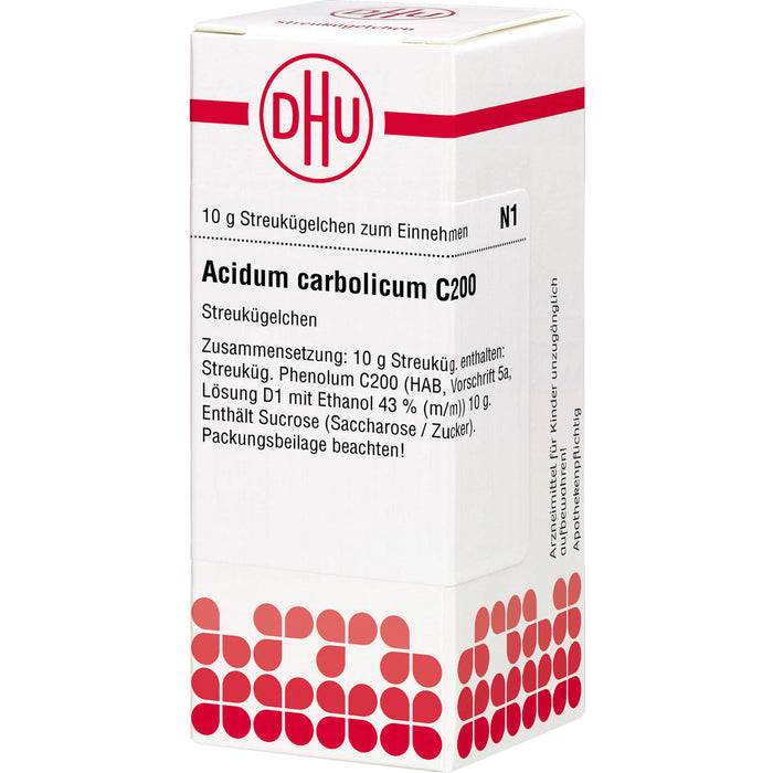 DHU Acidum carbolicum C200 Streukügelchen, 10 g Globuli