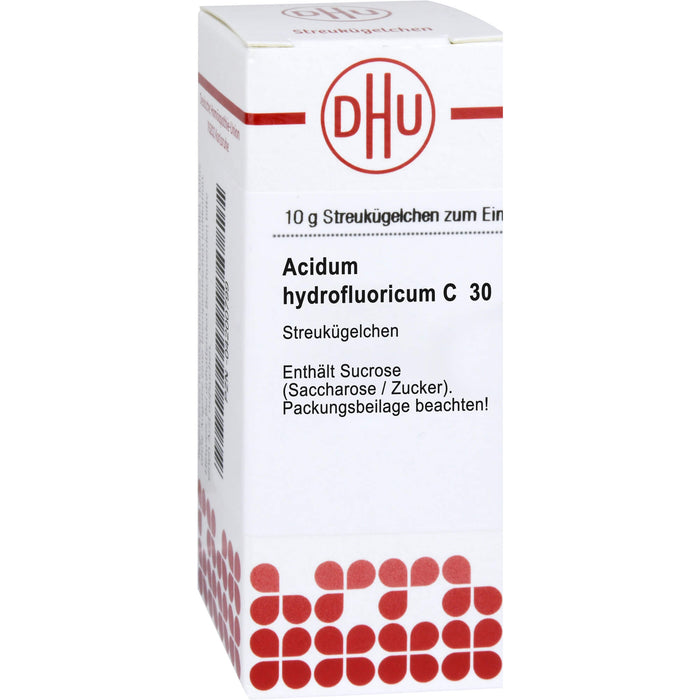 DHU Acidum hydrofluoricum C30 Streukügelchen, 10 g Globules