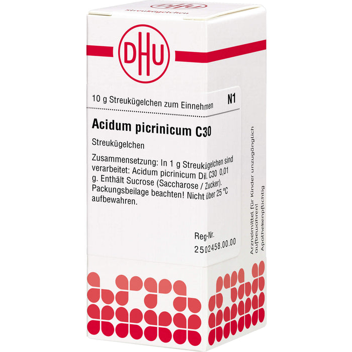 DHU Acidum picrinicum C30 Streukügelchen, 10 g Globules