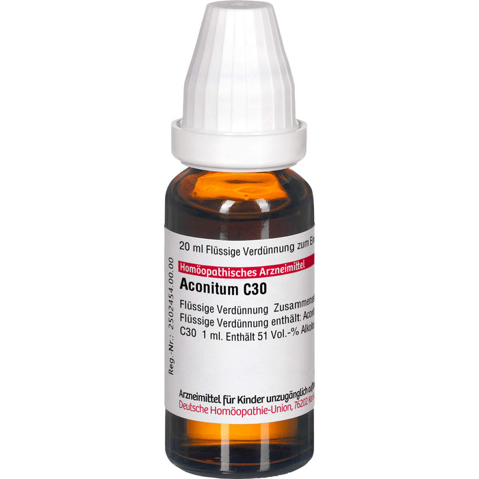 DHU Aconitum C30 Dilution, 20 ml Lösung