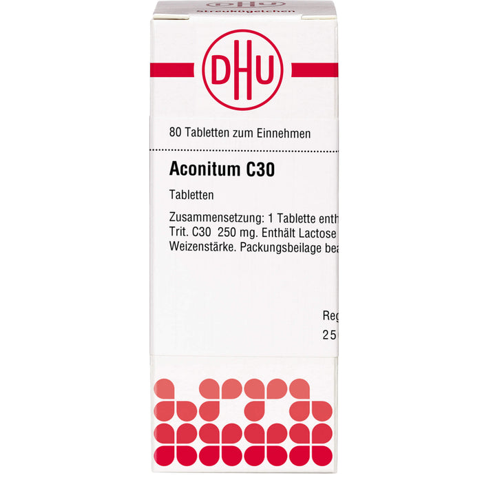 DHU Aconitum C30 Tabletten, 80 pc Tablettes