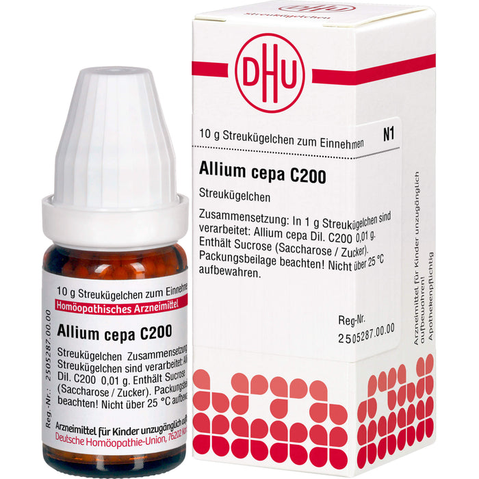 DHU Allium cepa C200 Streukügelchen, 10 g Globules