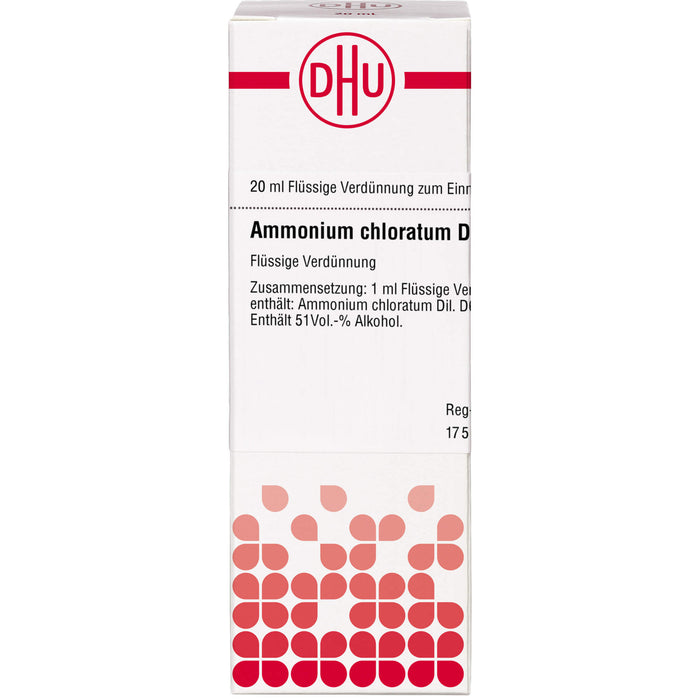 Ammonium chloratum D6 DHU Dilution, 20 ml Lösung