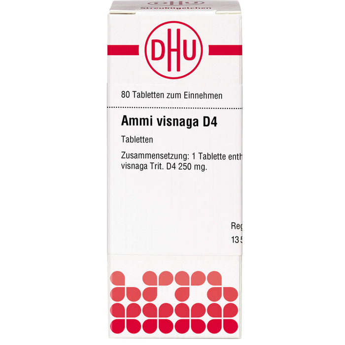 Ammi visnaga D4 DHU Tabletten, 80 St. Tabletten