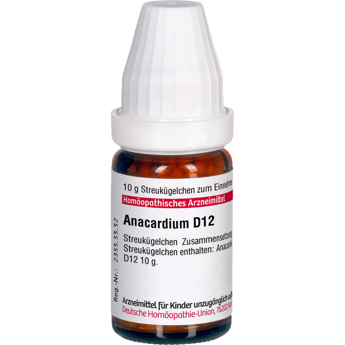 DHU Anacardium D12 Streukügelchen, 10 g Globules