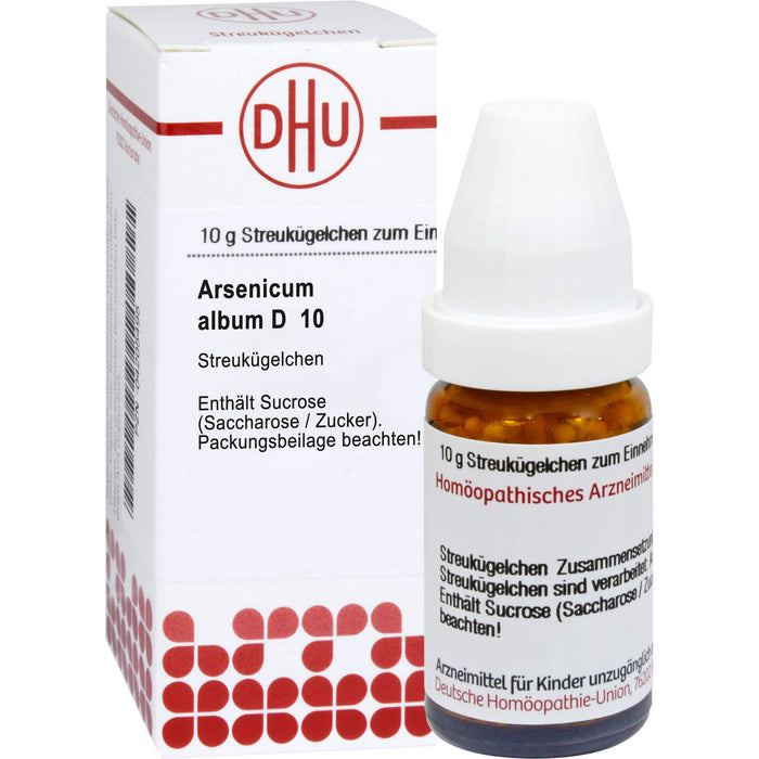 DHU Arsenicum album D10 Streukügelchen, 10 g Globules