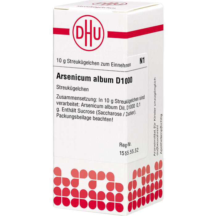 DHU Arsenicum album D1000 Streukügelchen, 10 g Globules