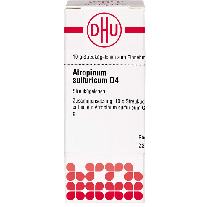 Atropinum sulfuricum D4 DHU Globuli, 10 g Globuli