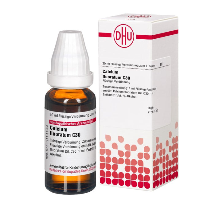 DHU Calcium fluoratum C30 Dilution, 20 ml Lösung