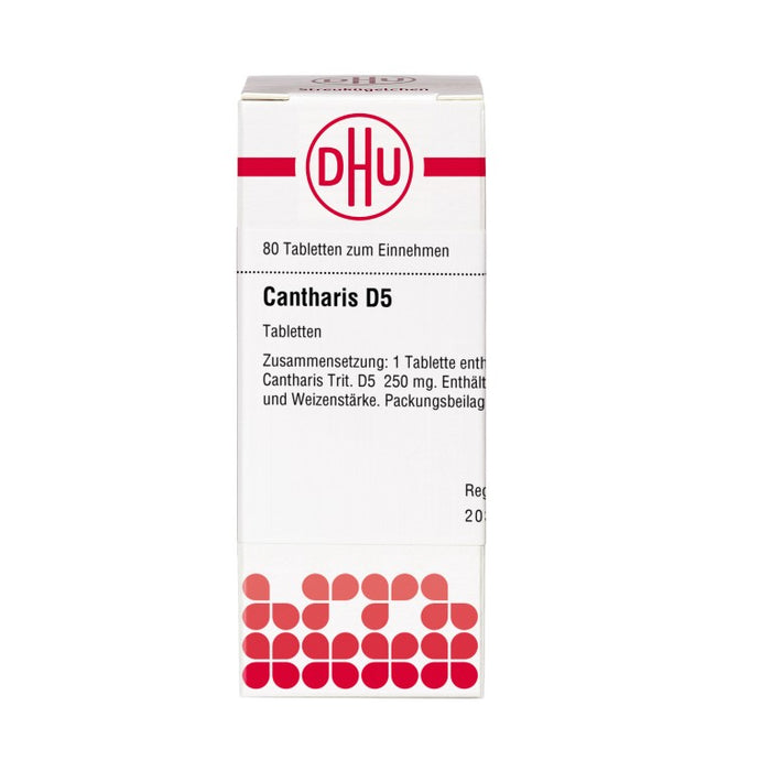 DHU Cantharis D5 Tabletten, 80 pcs. Tablets