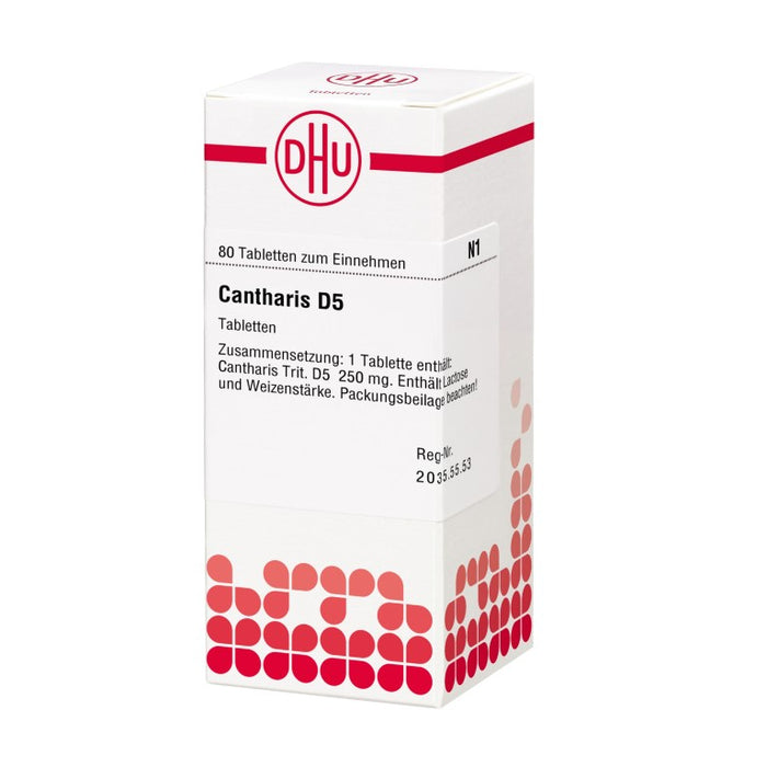 DHU Cantharis D5 Tabletten, 80 pcs. Tablets