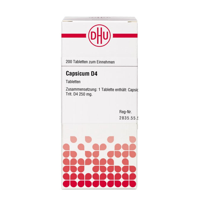 DHU Capsicum D4 Tabletten, 200 St. Tabletten