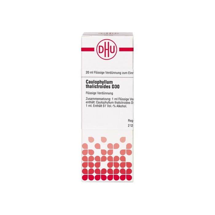 DHU Caulophyllum thalictroides D30 Dilution, 20 ml Lösung