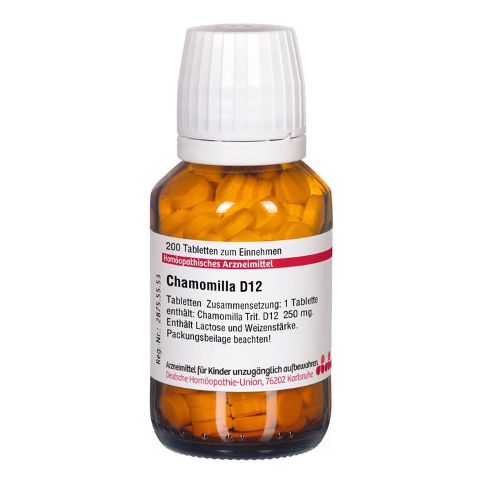 DHU Chamomilla D12 Tabletten, 200 St. Tabletten