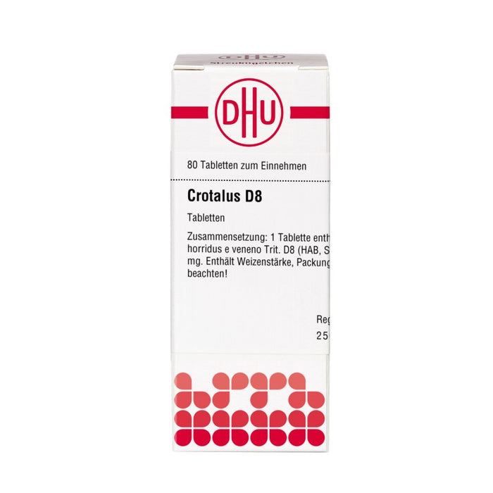 DHU Crotalus D8 Tabletten, 80 pcs. Tablets