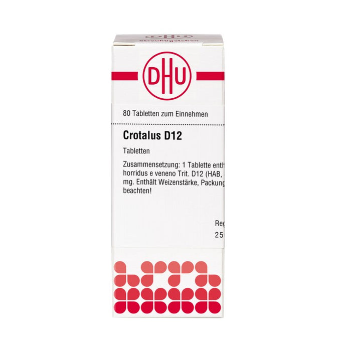 DHU Crotalus D12 Tabletten, 80 St. Tabletten