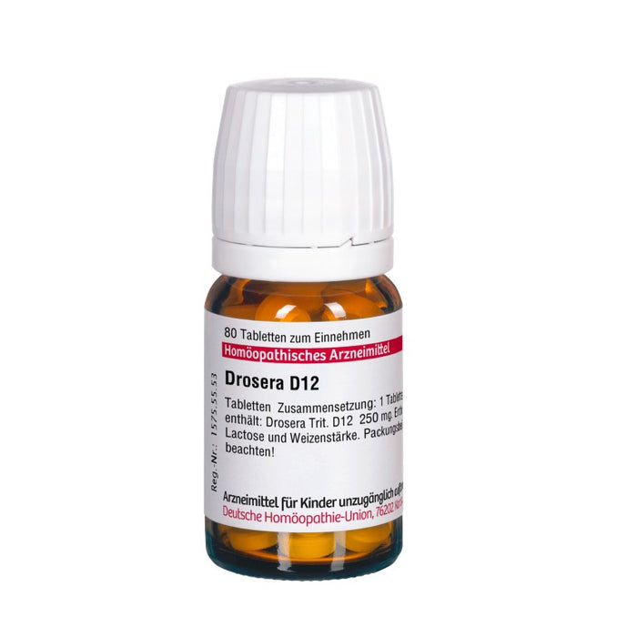 DHU Drosera D12 Tabletten, 80 pc Tablettes