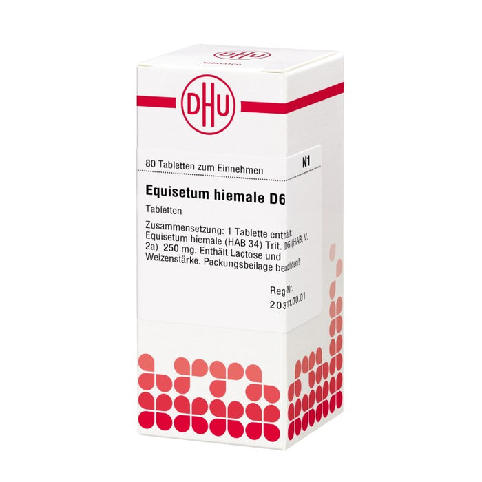 Equisetum hiemale D6 DHU Tabletten, 80 St. Tabletten