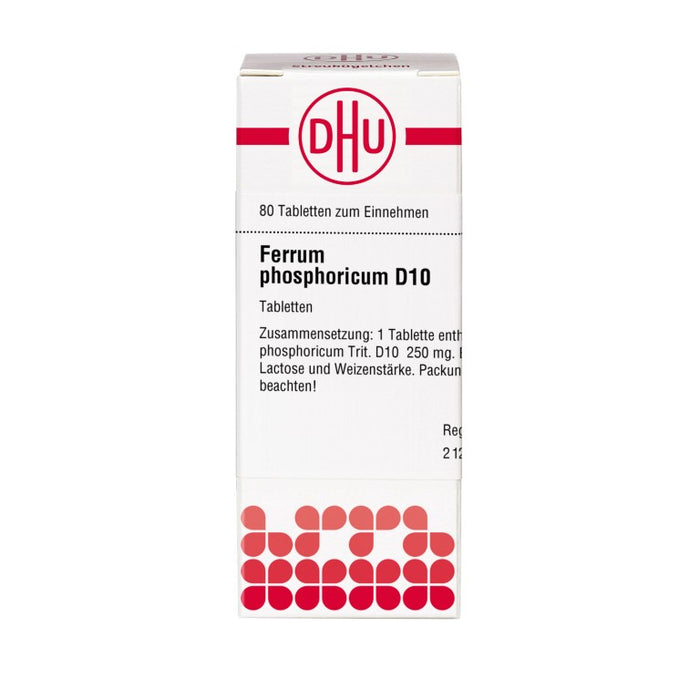 DHU Ferrum phosphoricum D10 Tabletten, 80 St. Tabletten